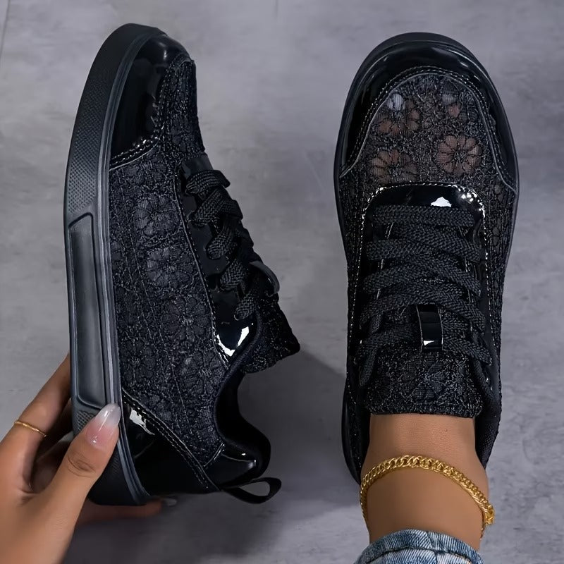 Lonneke | Elegante Spitzen-Sneakers