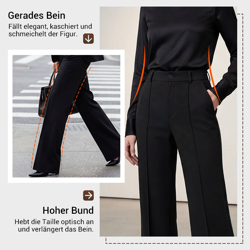 Damen Anzughose mit hoher Taille