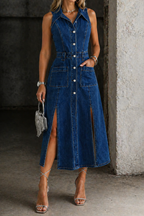 Camille | Offene Front Weste Kleid