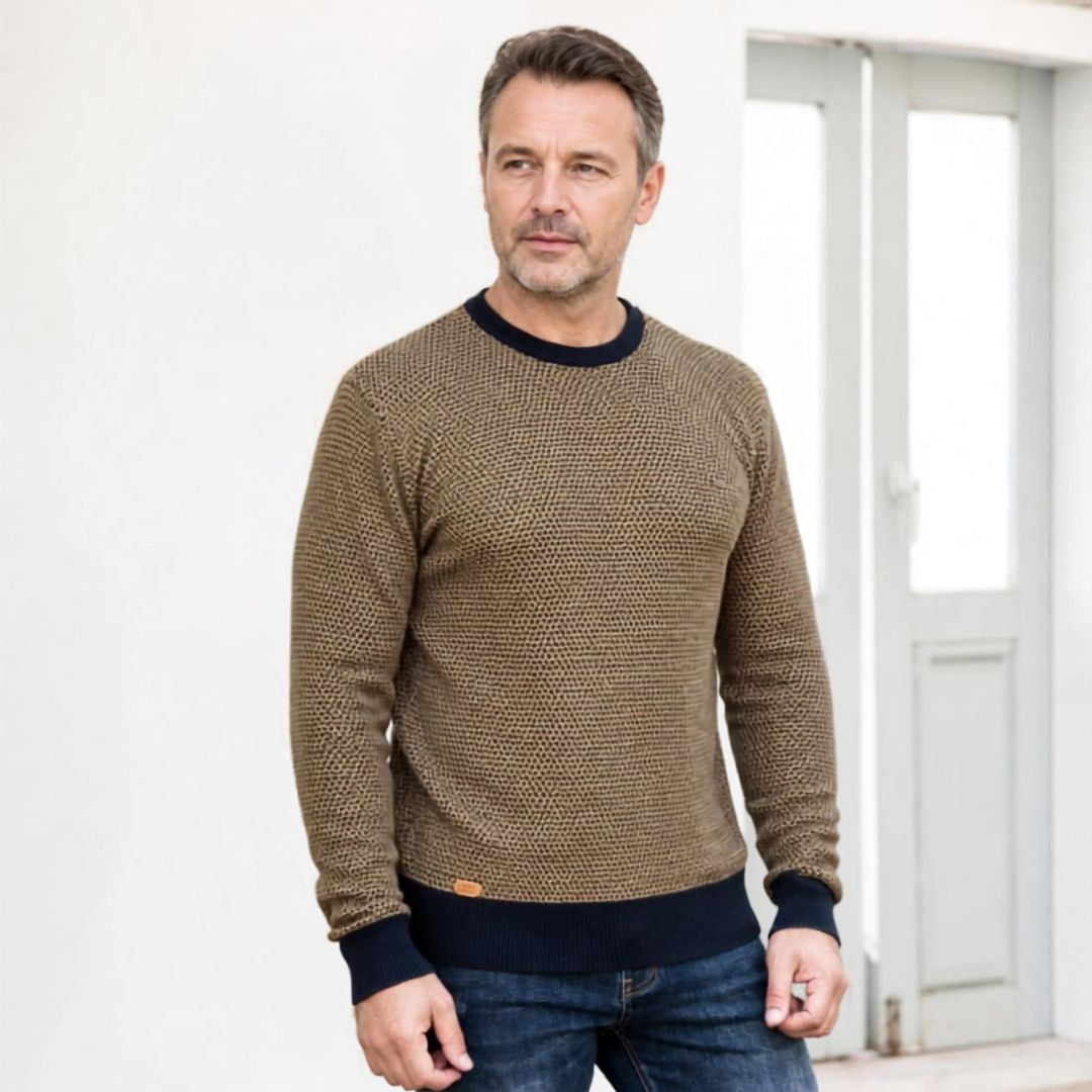 Dresden-Modehaus | Herrenpullover mit Rautenmuster