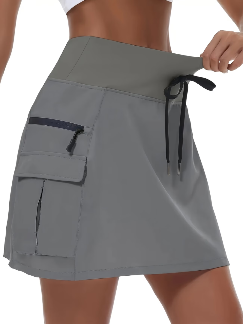 Fleur | Komfortabler Aktivrock mit integrierter Shorts