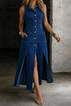 Camille | Offene Front Weste Kleid
