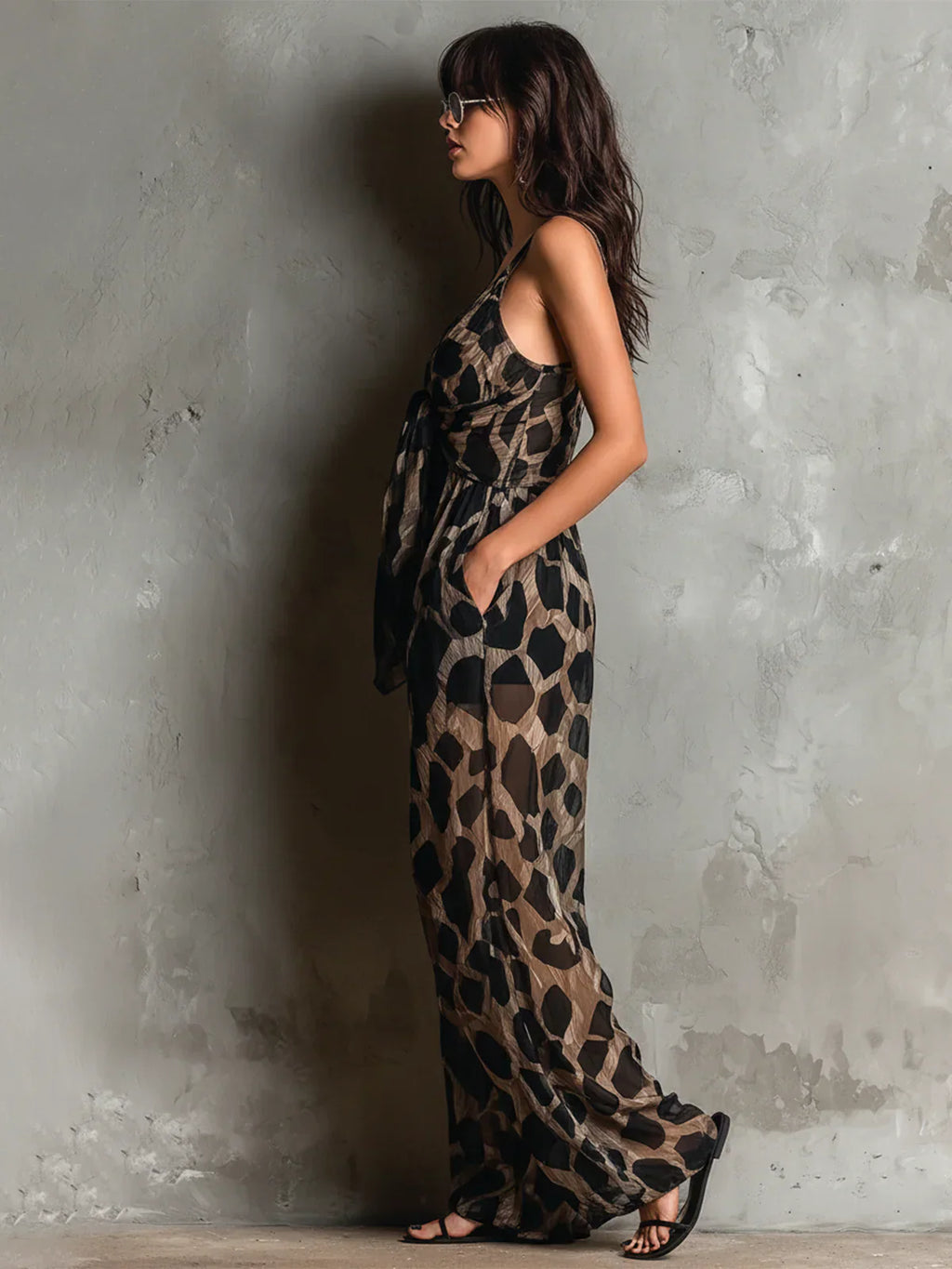 Constance Jumpsuit Leopardenmuster
