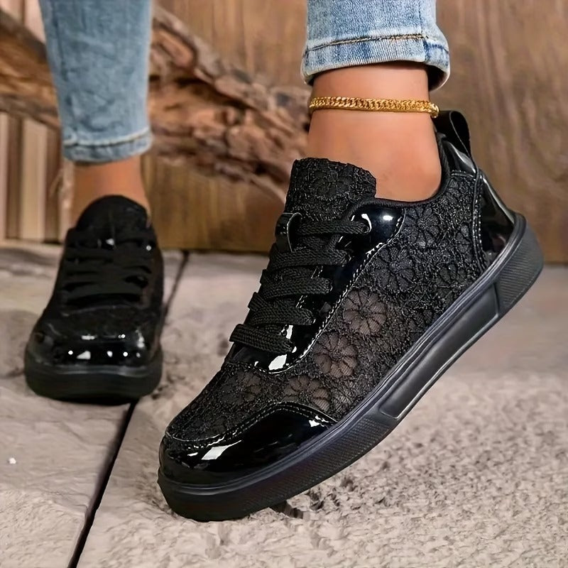 Lonneke | Elegante Spitzen-Sneakers