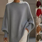Oversized Strickpullover Damen - Rundhals.