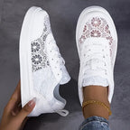 Lonneke | Elegante Spitzen-Sneakers