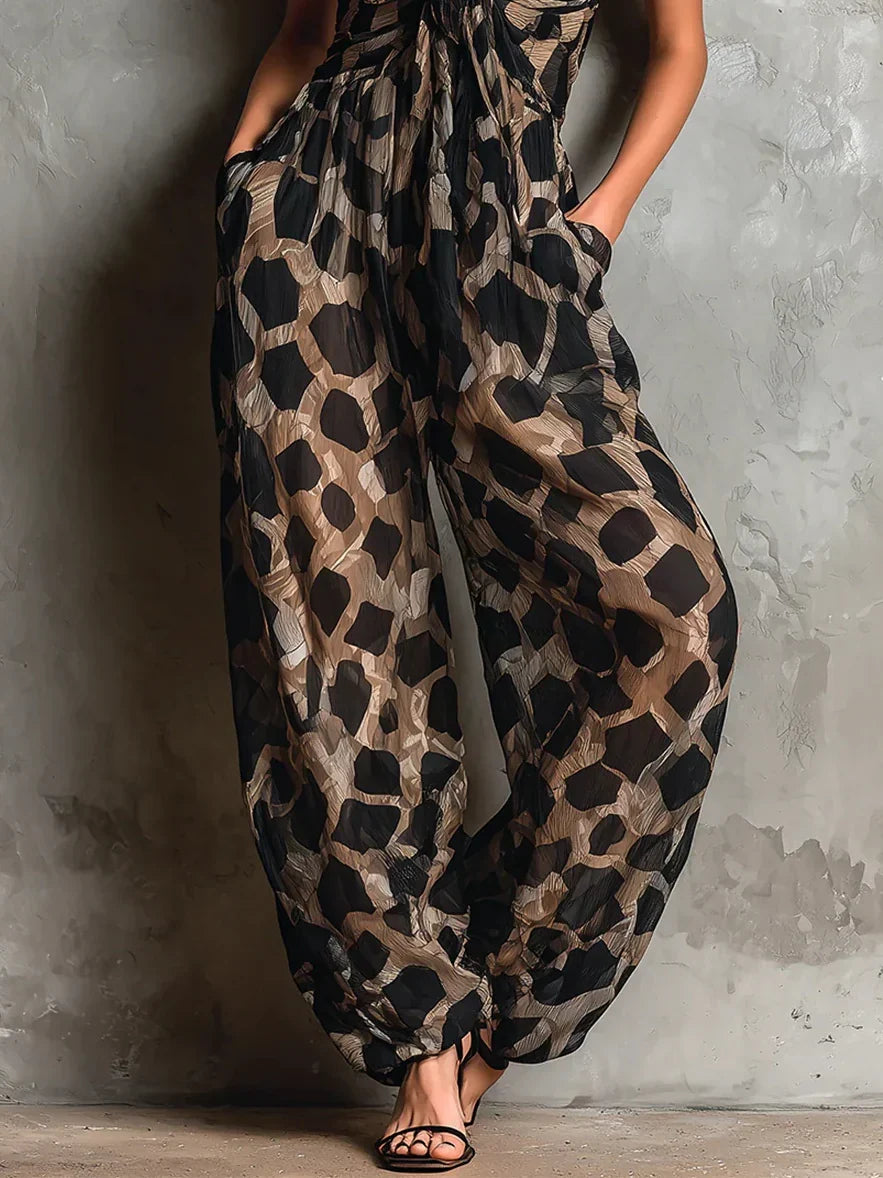 Constance Jumpsuit Leopardenmuster