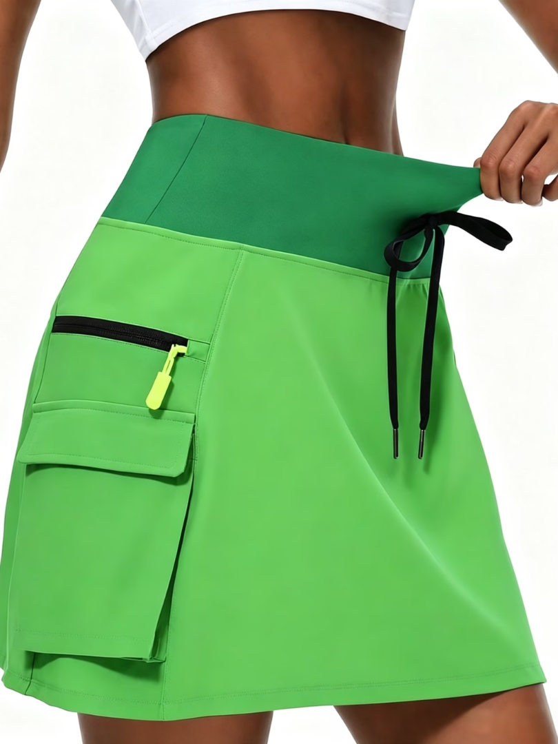 Fleur | Komfortabler Aktivrock mit integrierter Shorts