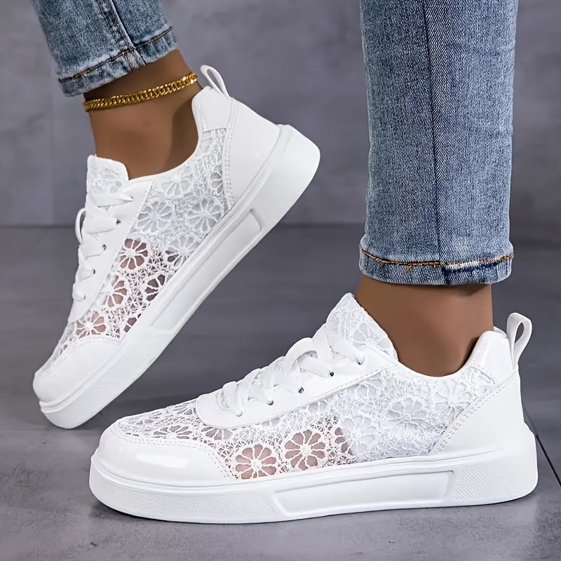 Lonneke | Elegante Spitzen-Sneakers