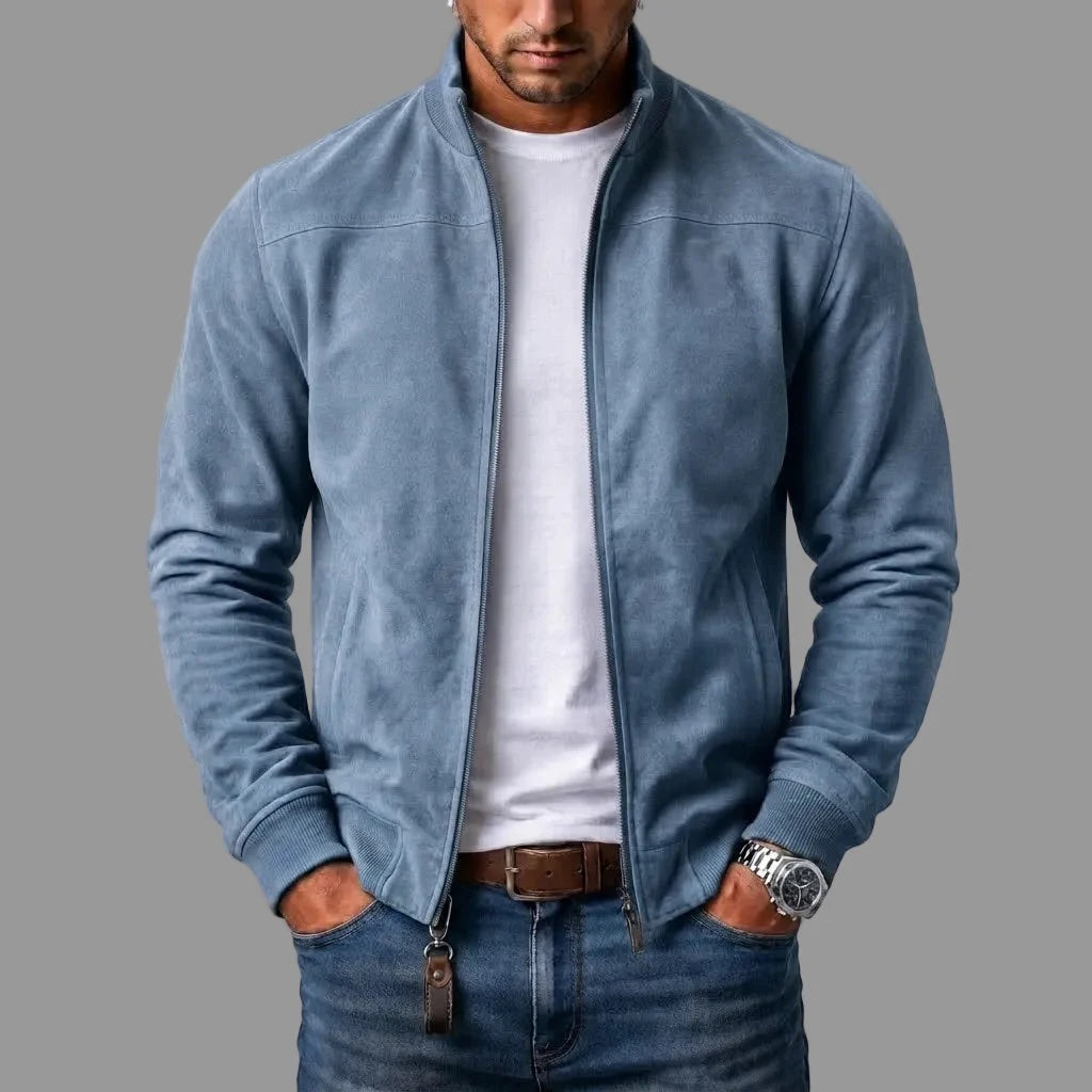 Varel | Herren Bomberjacke in Wildlederoptik