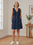 Lila | Denim Mini Kleid