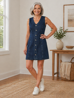 Lila | Denim Mini Kleid