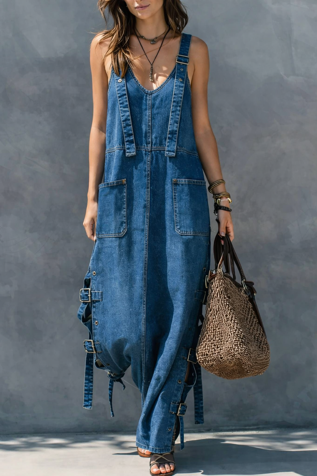 Harper | Jeans-Mono mit elastischem Bund