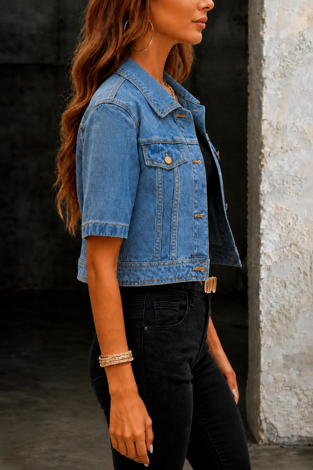 Jessica | Kurze Denimjacke