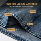 ✨Damen Denim-Maxirock mit mehrlagiger Taille