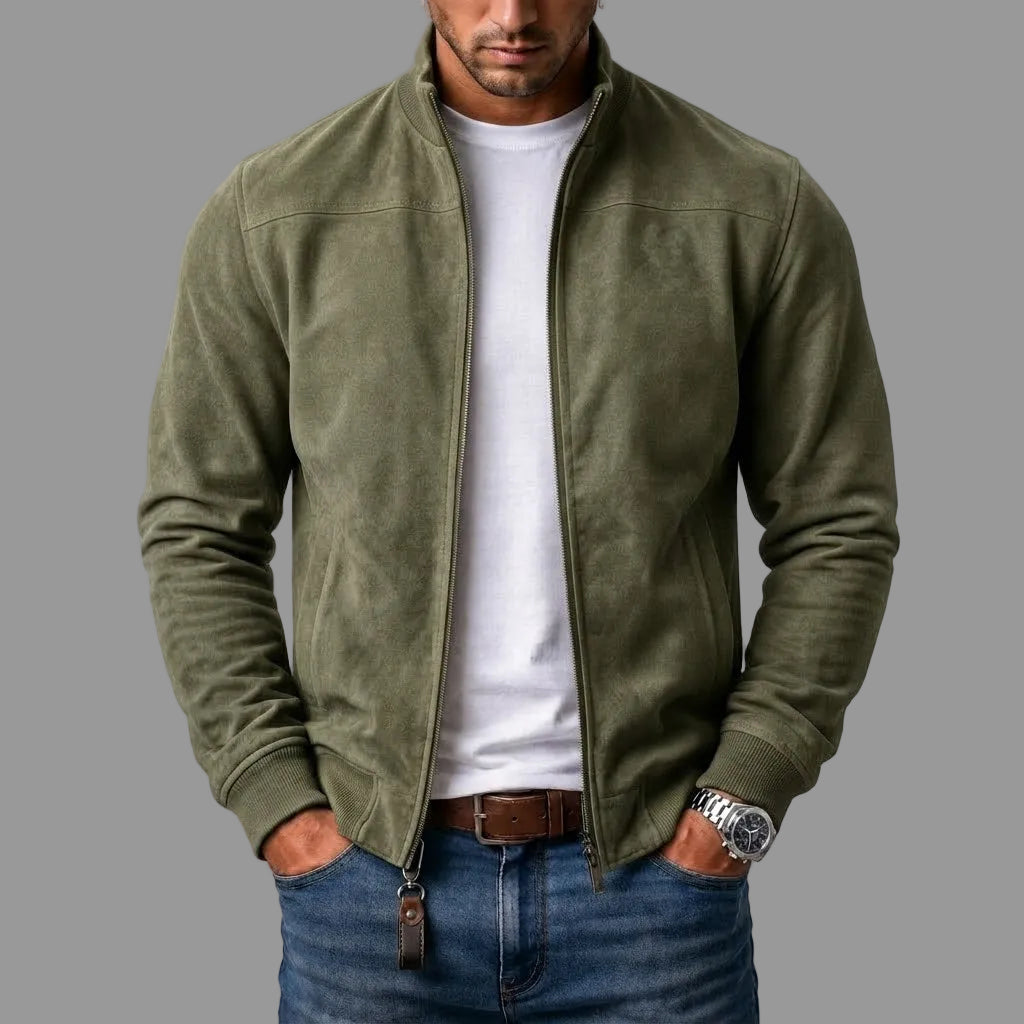 Varel | Herren Bomberjacke in Wildlederoptik