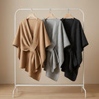 Dresden Modehaus | Langer Poncho-Schal in Wolloptik
