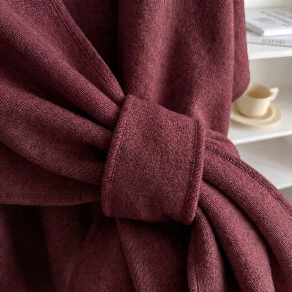 Dresden Modehaus | Langer Poncho-Schal in Wolloptik
