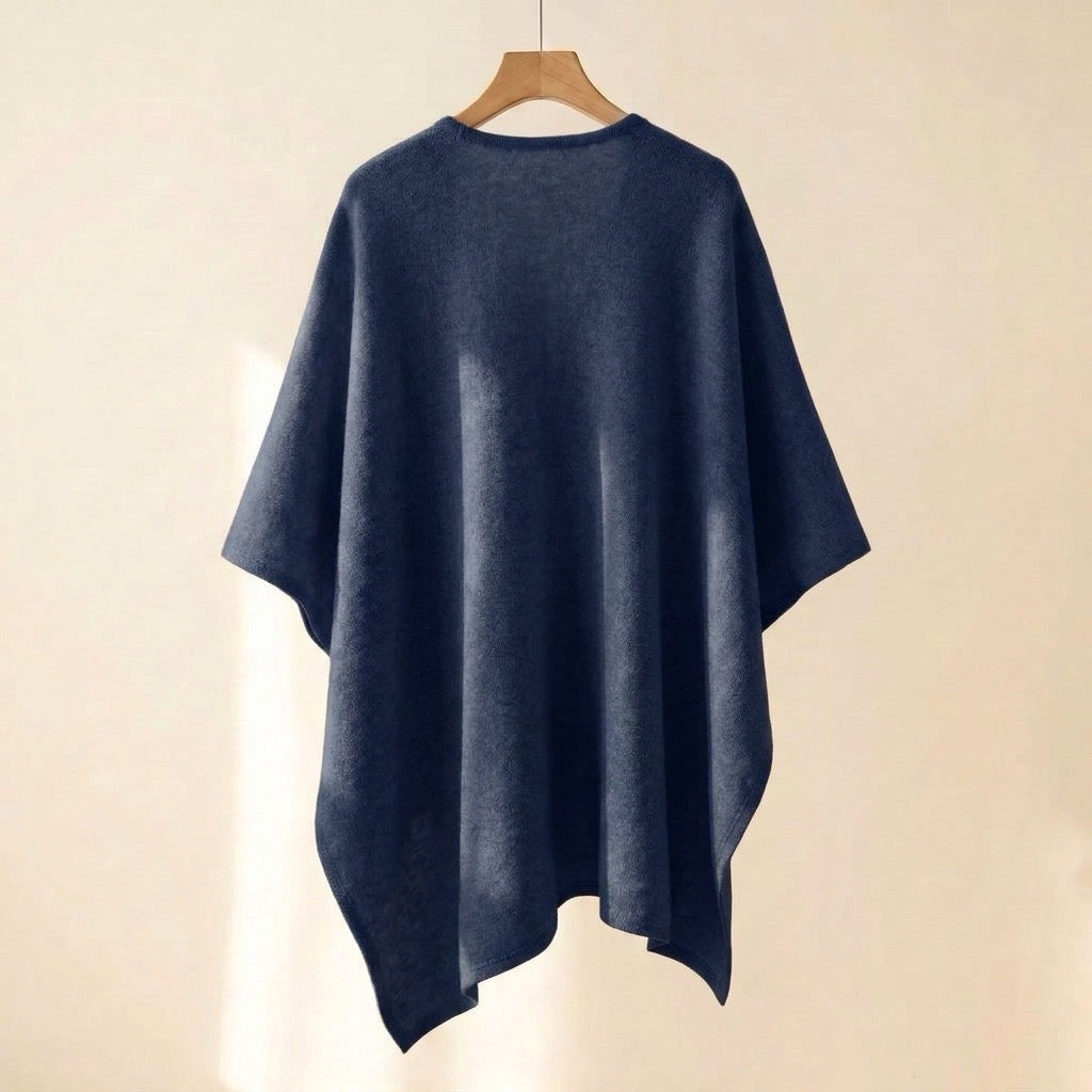 Dresden Modehaus | Langer Poncho-Schal in Wolloptik