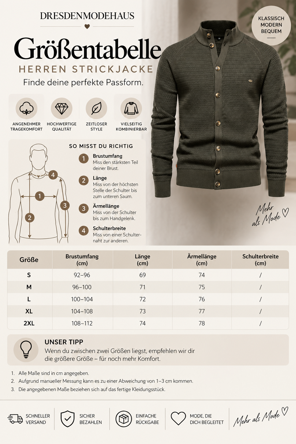 Ottmar | Exklusiver Baumwoll-Cardigan