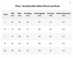 Fleur | Komfortabler Aktivrock mit integrierter Shorts