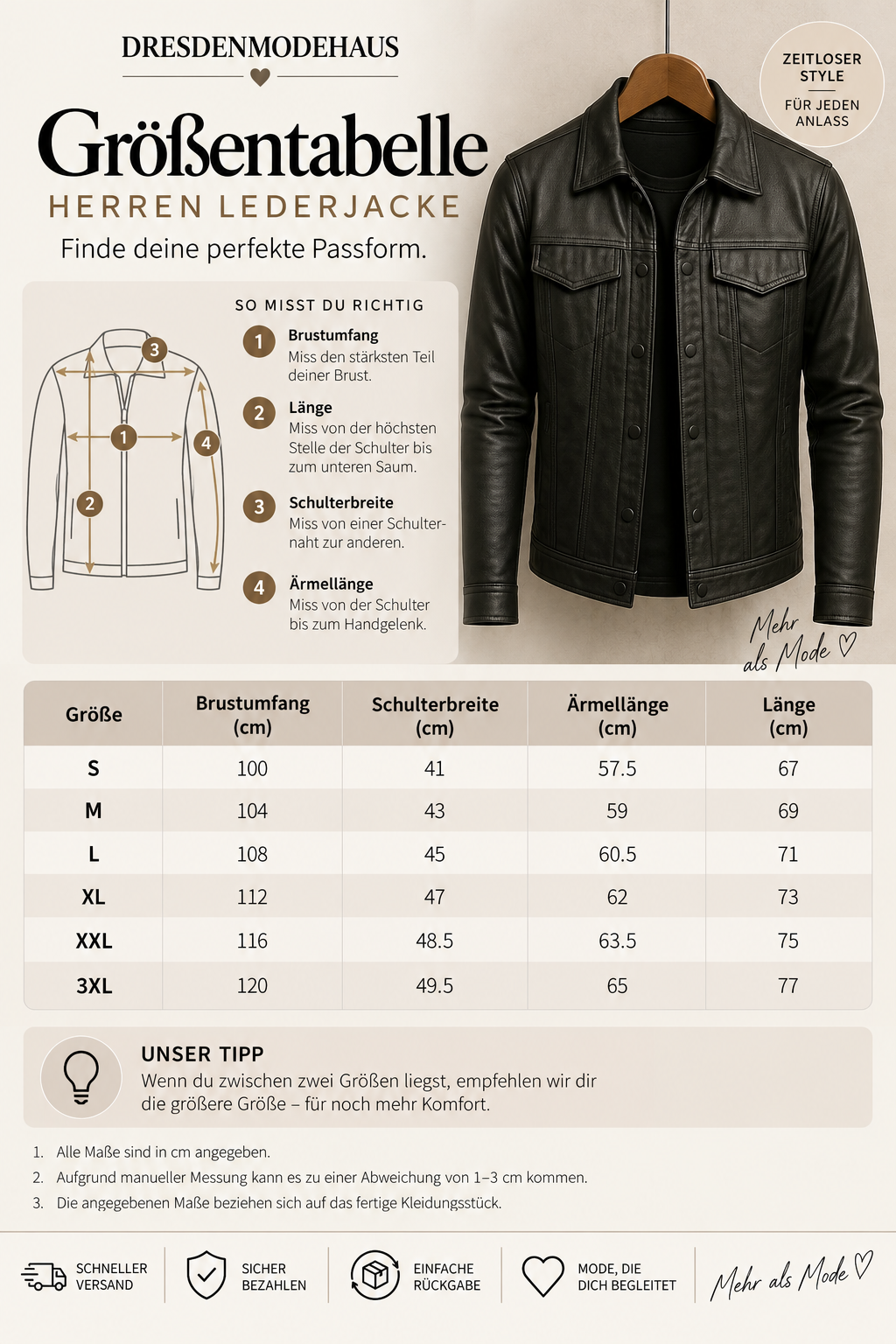 Modehaus | Rider Lederjacke
