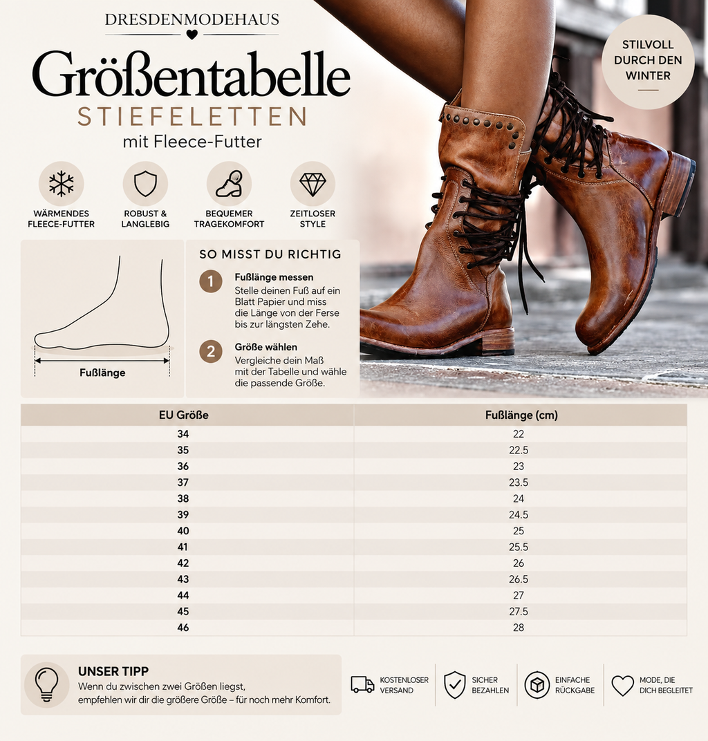 Nova | Cross-Tied Biker-Stiefeletten mit Fleece-Futter