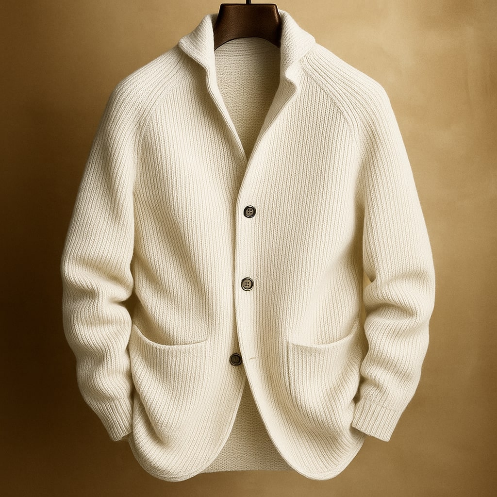 SILVORO | STRICKJACKE AUS RIPPWOLLE FÜR HERREN