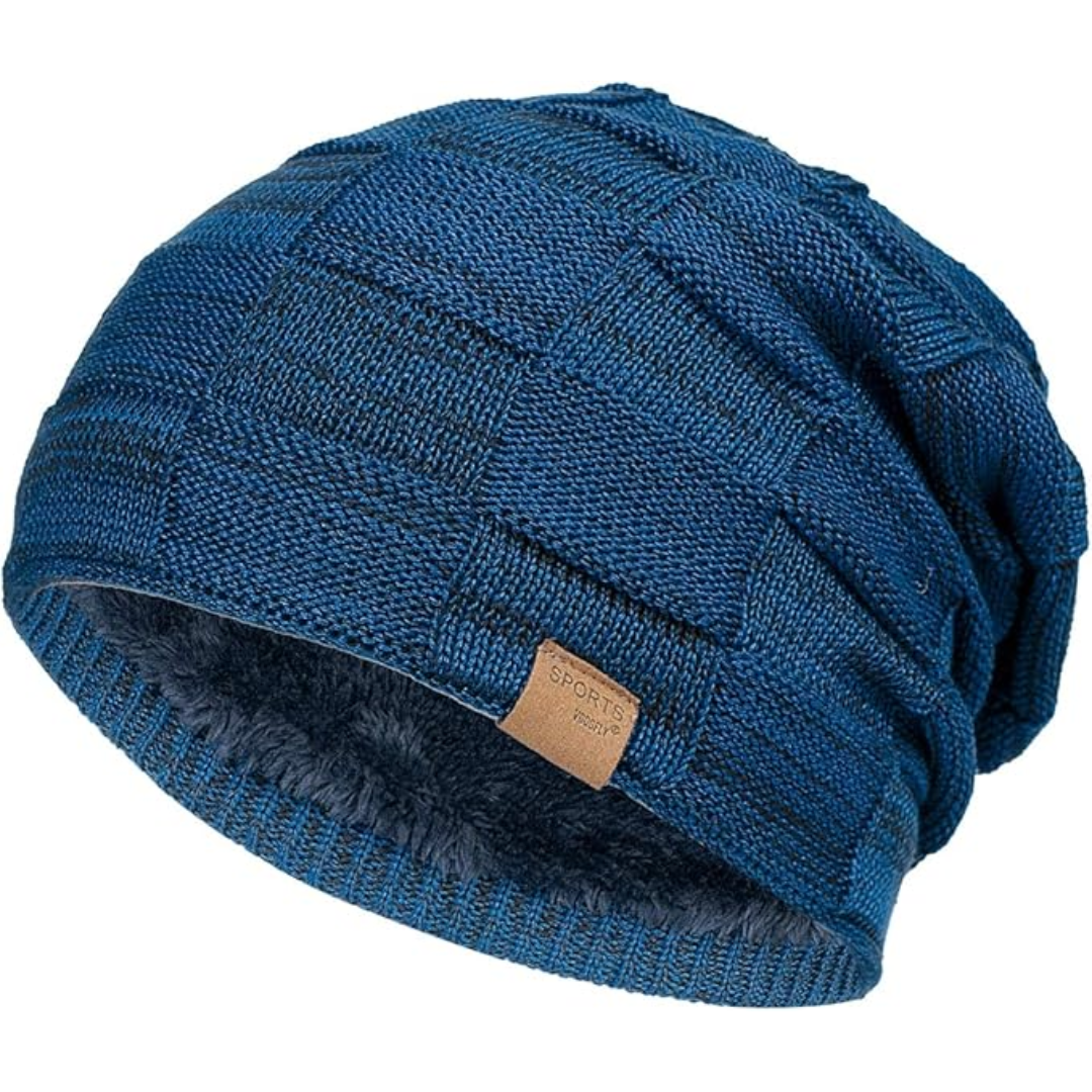 Luca | Slouchy Beanie – Warme Strickmütze