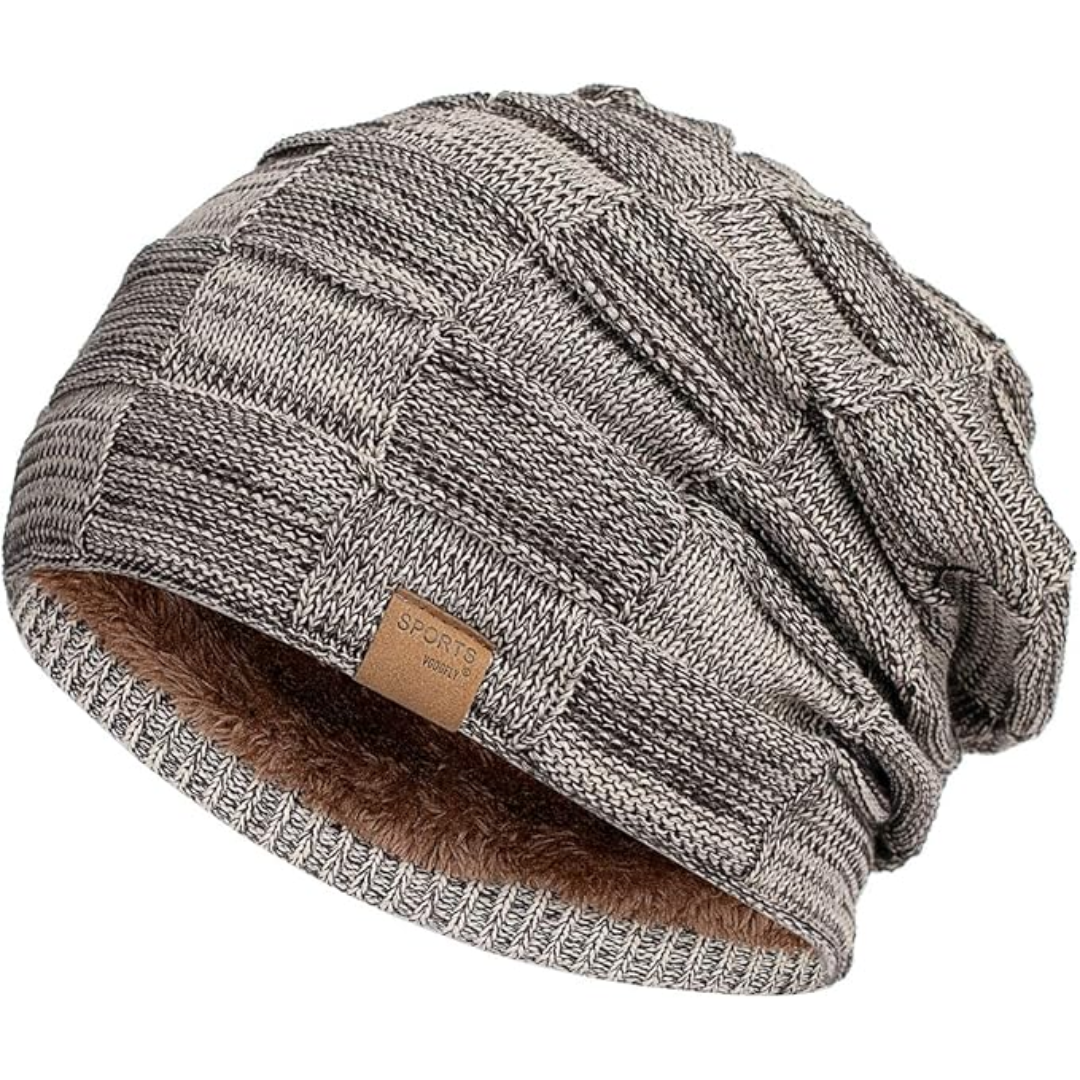 Luca | Slouchy Beanie – Warme Strickmütze