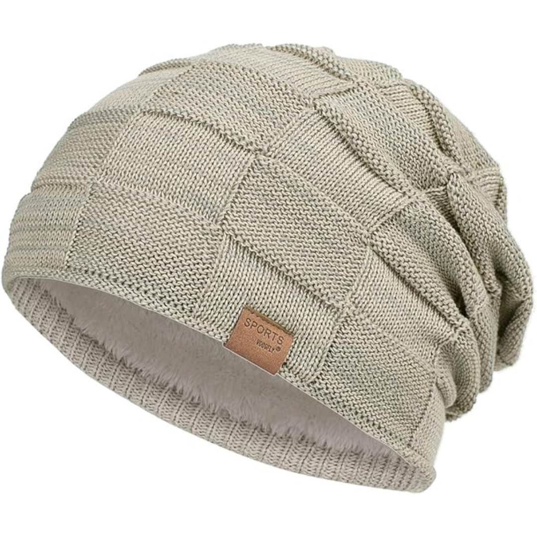 Luca | Slouchy Beanie – Warme Strickmütze