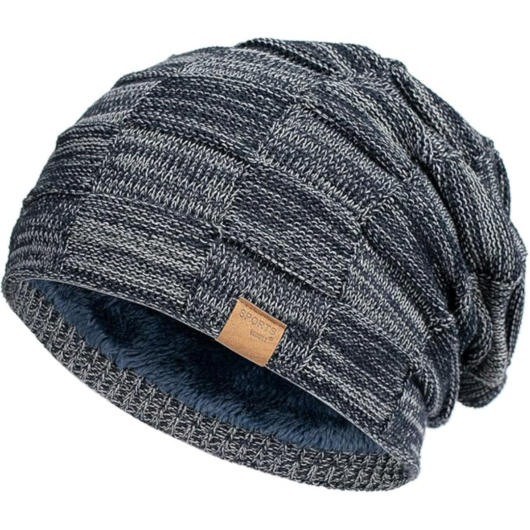 Luca | Slouchy Beanie – Warme Strickmütze