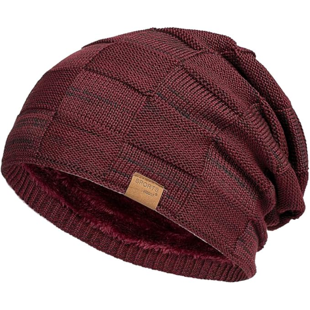 Luca | Slouchy Beanie – Warme Strickmütze