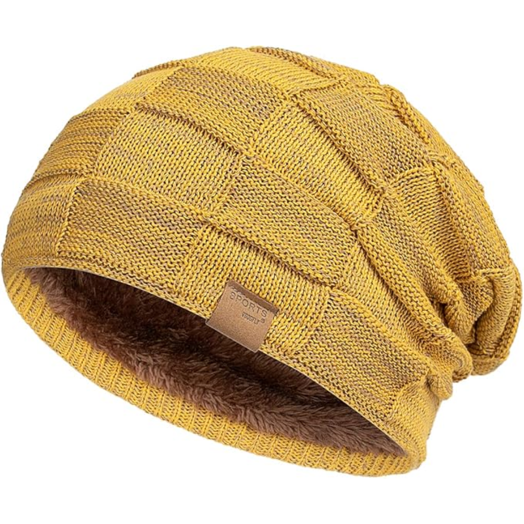 Luca | Slouchy Beanie – Warme Strickmütze