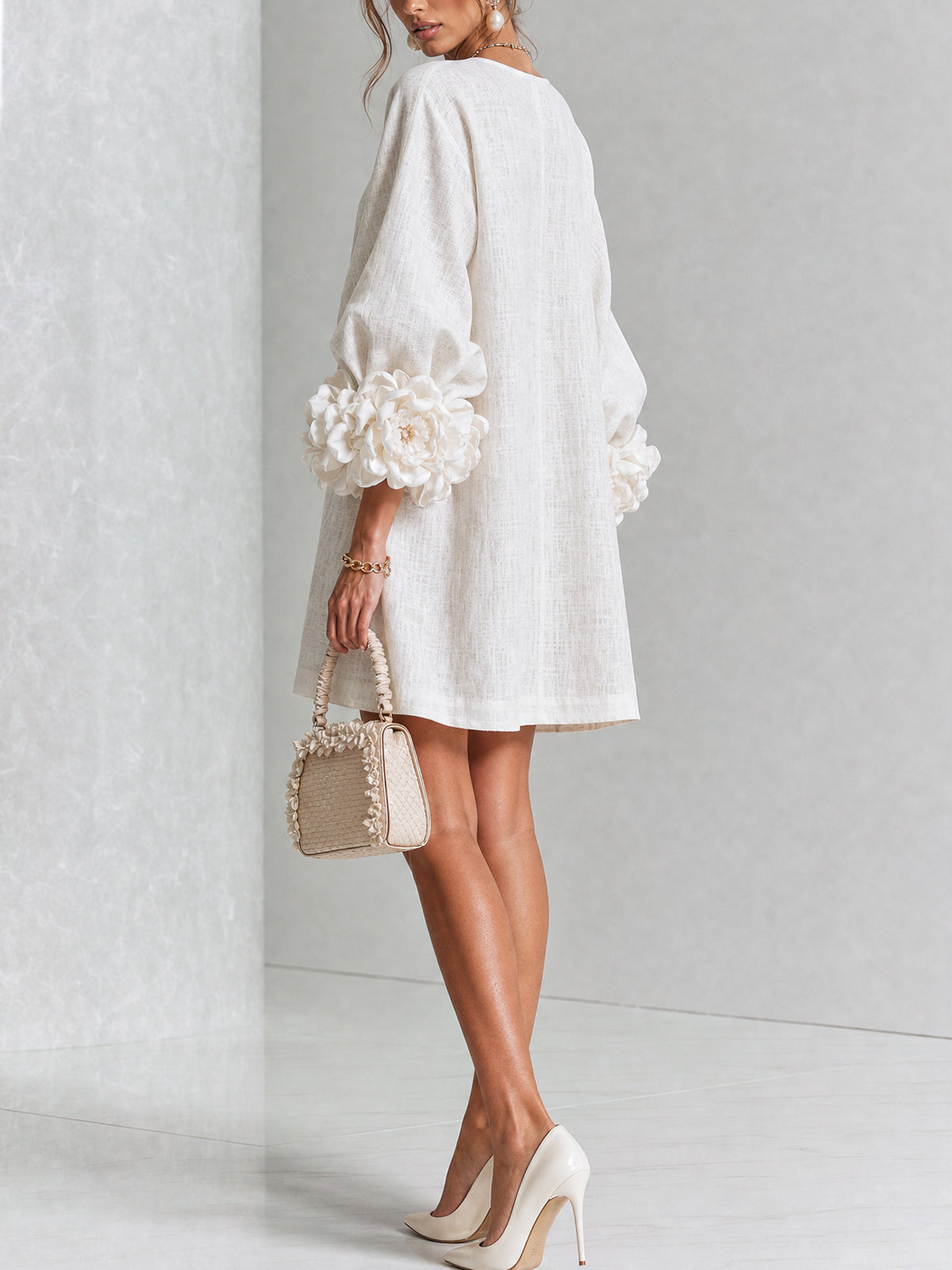 Amelia | Elegantes Minikleid mit Puffärmeln