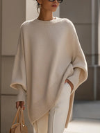 Oversized Strickpullover Damen - Rundhals.