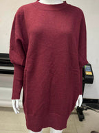 Oversized Strickpullover Damen - Rundhals.