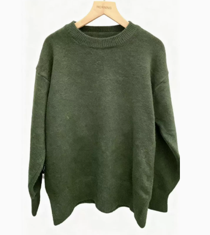 Oversized Strickpullover Damen - Rundhals.