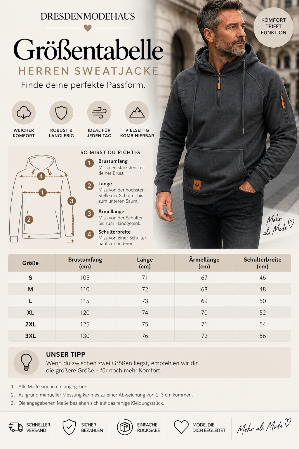 Modehaus | Yukon Half-Zip Hoodie
