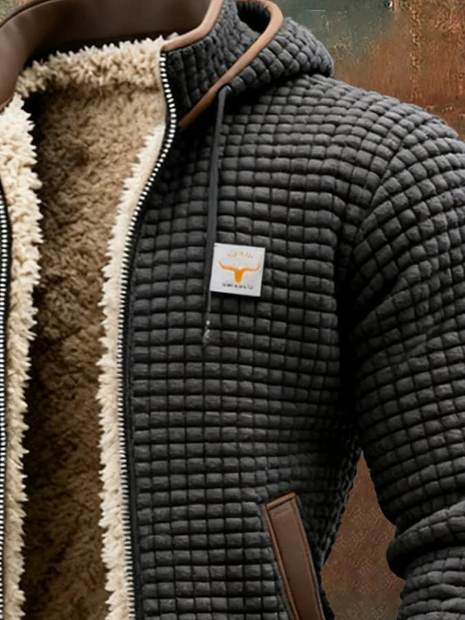 Matteo Fleecejacke mit Kapuze