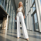 Damen Anzughose mit hoher Taille