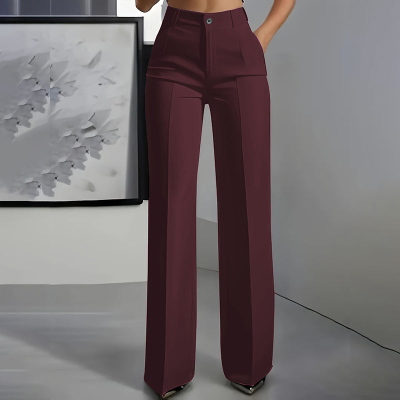 Damen Anzughose mit hoher Taille